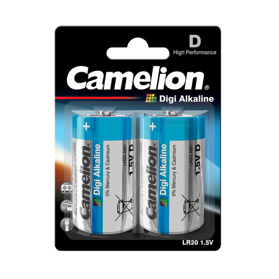 CAMELION Digi Alkaline LR20 / Mono / BP2