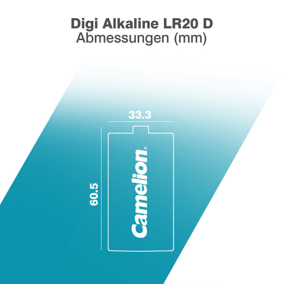 CAMELION Digi Alkaline LR20 / Mono / BP2