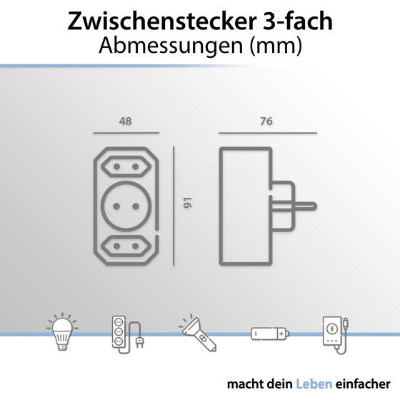 ARCAS 2+1-way adapter
SP1