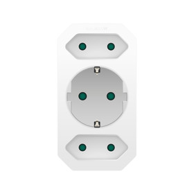 ARCAS Zwischenstecker 3-fach / Farbe: wei�