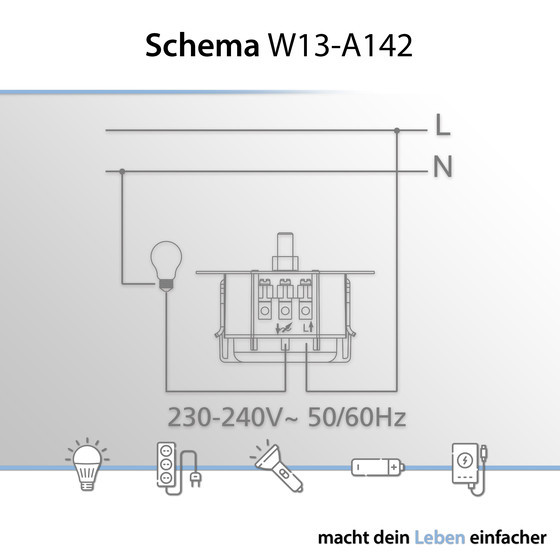 ARCAS ELEGANCE Dimmer Switch W13-A142
BP1