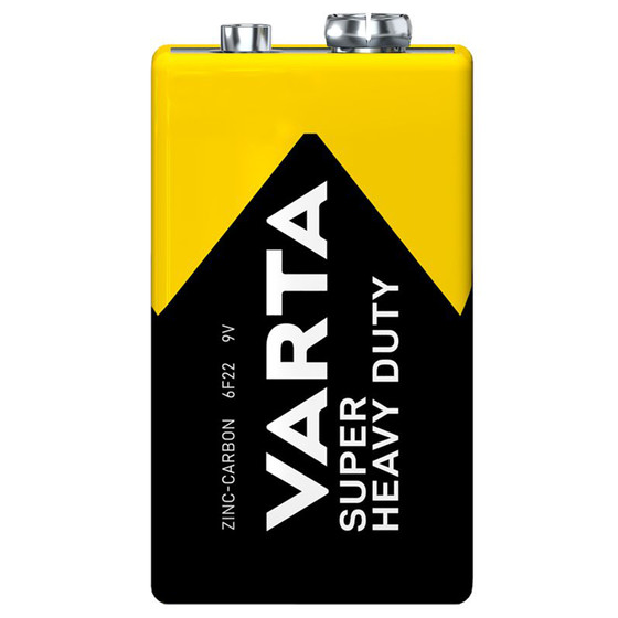 VARTA Super Heavy Duty / 2022 / 6F22 / 9-Volt Block / BP1