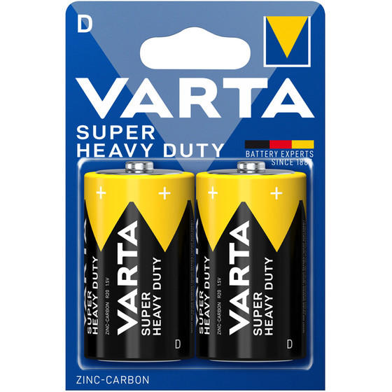 VARTA Super Heavy Duty / 2020 / R20 / D / BP2