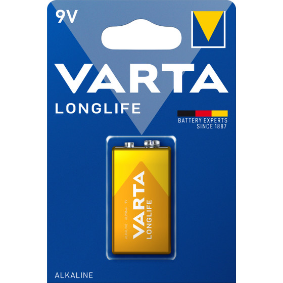 VARTA Longlife / 4122 / 6LF22 / 9-Volt Block / BP1