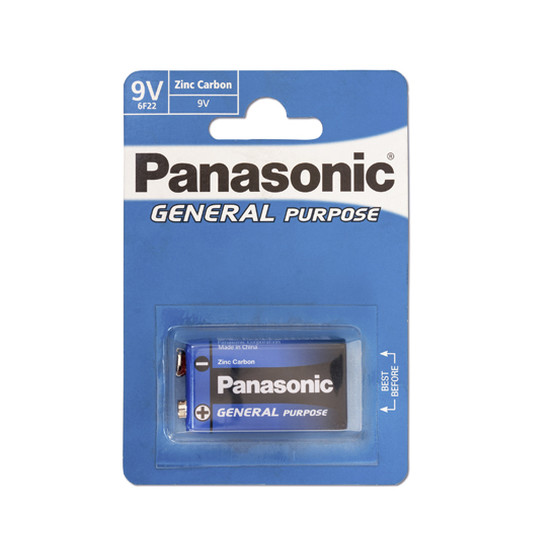 PANASONIC Heavy Duty 6F22 / 9-Volt-Block / BP1