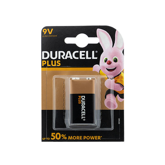 DURACELL Plus Alkaline 6LF61 9-Volt Block / BP1 / MN1604