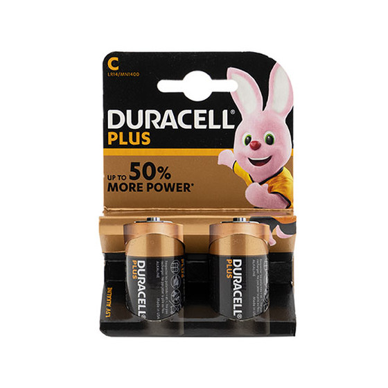 DURACELL Plus Alkaline  LR14 / Baby / BP2 / MN1400