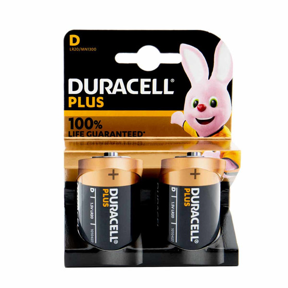 DURACELL Plus Alkaline  LR20 / Mono / BP2 / MN1300