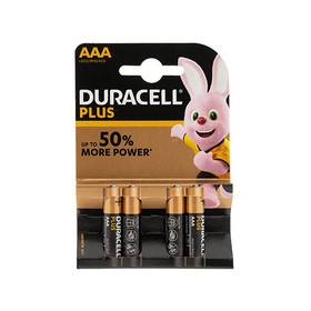 DURACELL Plus Alkaline LR03 / Mikro / BP4 / MN2400