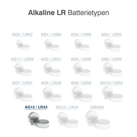 CAMELION Alkaline AG12 / LR43 / LR1142 / 386 / BP2