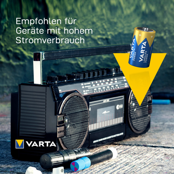 VARTA Long Life Power / 4920 / LR20 / D / BP2