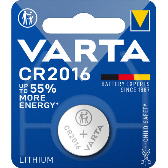 VARTA Lithium Button Cell CR2016 (6016)
BP1