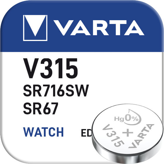 VARTA Silver-Oxide Button Cell V319
BP1