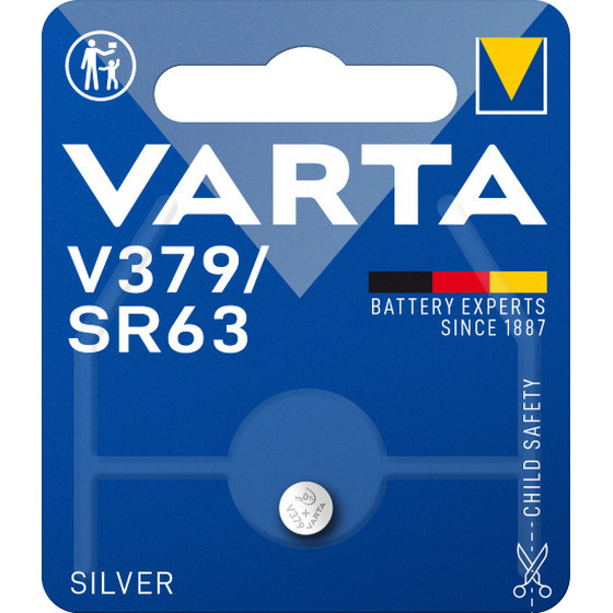 VARTA Silber Oxid V379 / 15mAh / 1,55V / BP1