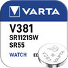 VARTA Silber Oxid V381 / 49mAh / 1,55V / BP1