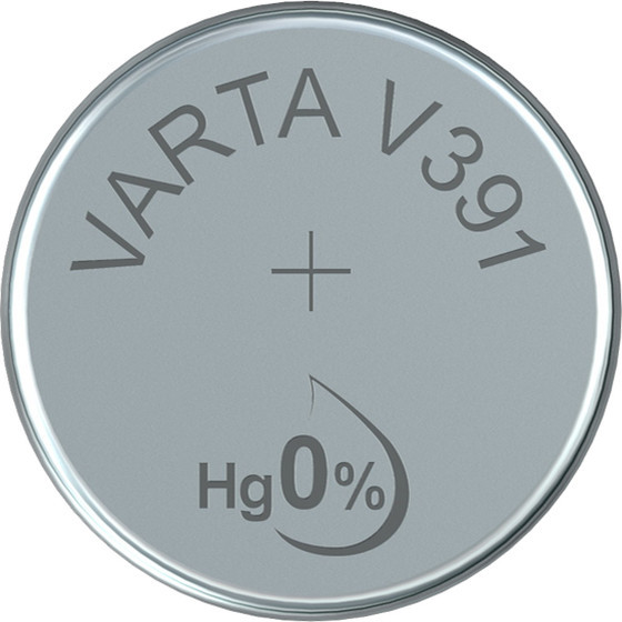 VARTA Silber Oxid V391 / 42mAh / 1,55V / BP1