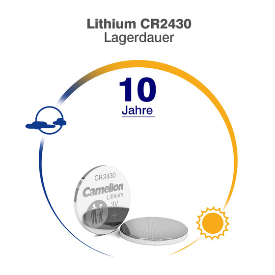 CAMELION Lithium CR2430 / BP1