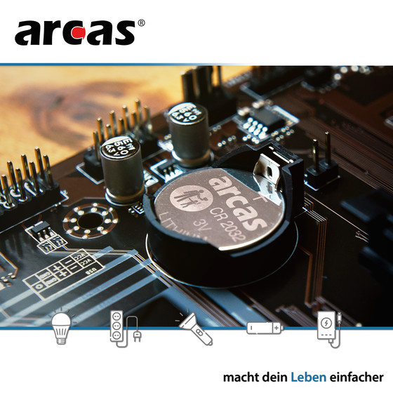 Arcas
Lithium Button cell CR2032
BP5