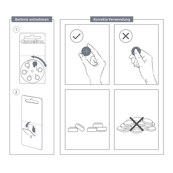 CAMELION A10 / ZL 10 / BP6  Made in Germany