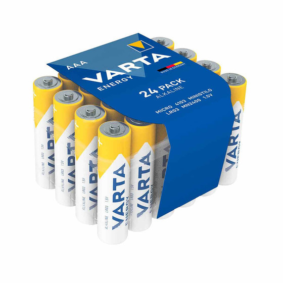 Varta Batterie Alkaline, Micro, AAA, LR03, 1.5V Longlife, Shrinkwrap (4 -Pack)